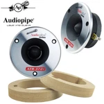(1 Pair) 350W Titanium Super Bullet Tweeters 4OHM W/ Custom Mdf Adapters. Fixed Price $38.95.