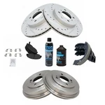 Disc Brake Pad And Rotor / Drum Shoe Kit-dx Trq Fits 03-04 Civic. Fixed Price $187.95.