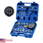 Fuel Pressure Test Kit 0-140PSI Gauge Hoses Adapters H.duty Car Truck Motorcycle. Fixed Price $50.53.