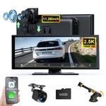 11.26" Wireless Carplay Screen For With 2.5K Dash & 1080P Backup Camera. Fixed Price $109.99.