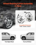 2PCS Front Wheel Bearing & Hub Assembly Fit For 2020 Cadillac Escalade Base Plat. Fixed Price $139.82.