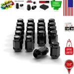 Precision-machined Black Bulge Acorn Lug Nuts M12X1.5 For Ultimate Fit And Style. Fixed Price $43.99.