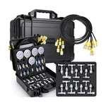 Hydraulic Pressure Test Kit, 600BAR /10000PSI 60MPA 5 Gauges 13 Coupli.... Fixed Price $206.23.