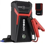 Gooloo GE1500 Car Jump Starter: Powerful 1500A Peak, Quick Charge, Supersafe. Fixed Price $39.99.