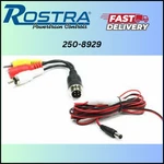 Rostra 250-8929 /commercial Grade 4-PIN Power/ Video/audio Output Camera Harness. Fixed Price $18.95.