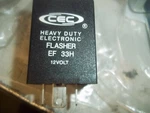 Cec Industries Flasher Relay Part Number EF-33H. Fixed Price $7.99.