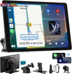 11" Wireless Carplay Screen For 4K Dash 1080P Backup Camera Android Auto. Fixed Price $377.73.