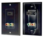 New Pyle PHDMRBC2 Hdmi/stereo Dual Rca Audio Combo Wall Plate. Fixed Price $25.99.