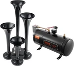 4 Trumpet Air Horn Kit 150DB With 12V 120PSI Compressor 0.8GAL Tank For Trucks. Fixed Price $135.97.
