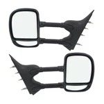 Pair Textured Manual Folding Towing Mirrors L&r For E350 Superduty No Auto Dim. Fixed Price $493.99.