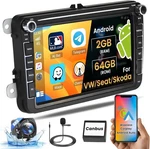 Hikity Android Car Player Vw Golf 6 Polo Tiguan Seat T5 Y3844 General Purpose. Fixed Price $73.28.