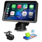 9" Wireless Carplay Screen For Car, Apple & Android Auto Receiver Wit.... Fixed Price $92.18.