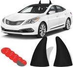 Devil Horns Car Sticker For Antenna Roof, Bumper Decor And Color: Black. Fixed Price $14.99.
