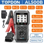 Topdon AL500B Car Code Reader Diagnostic Tool OBD2 Scanner & Auto Battery Tester. Fixed Price $65.99.