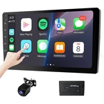 Haudio 10.1" Double Din Car Stereo, Touchscreen Radio With Wireless Apple.... Fixed Price $118.29.