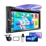 Double Din Stereo With Cd/dvd Player- Carplay & Android Auto, Audio W.... Fixed Price $192.50.