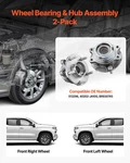 2PCS Front Wheel Bearing & Hub Assembly Fit For 2019 Infiniti QX50 Autograph Ess. Fixed Price $97.35.