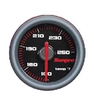 Sunpro 2" Mechanical Water / Oil Temperature Gauge Black Aluminum Bezel CP7023. Fixed Price $26.99.