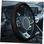 Universal Fit 15 Inch Genuine Leather With Lace-up Detailing Steering Black. Fixed Price $31.16.