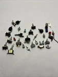 Lot Of Toggle Push Switches C&k Allen Bradley Alco Industrial Buttons. Fixed Price $24.50.