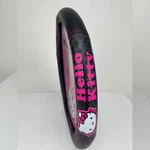 New Sanrio Hello Kitty Collage Big Face Pink Bow Car Truck Steering Wheel Cover. Fixed Price $21.99.