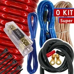New Audiobank Gauge 5500W Car Amplifier Installation Power Wiring Kit Red. Fixed Price $46.99.