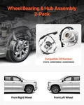 2PCS Front Wheel Bearing & Hub Assembly Fit For Jeep Wrangler 2010 Islander. Fixed Price $220.19.