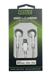 Rove Wired Lightning Earbuds - Built Microphone Rvweusbcwht White. Fixed Price $11.49.