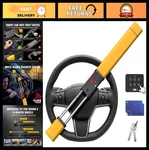 Heavy-duty Smart Steering Wheel With Alarm, Keyless Unlock, Fits 8.9-16". Fixed Price $159.99.