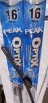 Pair Peak Optix Brand Curved Windshield Wipers 16" Blades 2. Fixed Price $9.99.
