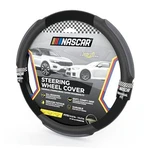 Nascar Steering Wheel Cover Universal Fit 14.5"-15.5" Black Turbo Traction. Fixed Price $19.98.