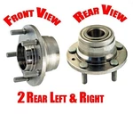 2 Rear Wheel Bearing And Hubs For 00-01 Mazda Mpv Van Without Abs. Fixed Price $104.00.