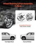 2PCS Front/rear Wheel Bearing & Hub Assembly Fit For 2020 Chevy Impala Lt Premie. Fixed Price $110.16.