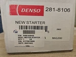 Starter Motor Denso 281-8106 For Dodge Grand Caravan 3.6L Fifth Gen. 2008-2020. Fixed Price $130.00.