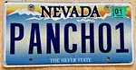 Nevada Mexican Graphic Vanity Auto License Plate " Pancho 1 Cisco. Fixed Price $28.99.