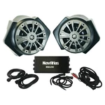Navatlas NRZ7PK 6.5" Powered Powersports Speaker Pods System W/ 300W Amplifier. Fixed Price $545.00.