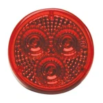Roadpro RP1030RDL Red 2" Round Diamond Lens Sealed Light With 2-PIN. Fixed Price $14.99.