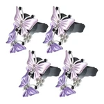 Autohaux Car Butterfly Shape Clips For Air Conditioner Outlet 1.97", Purple. Fixed Price $14.53.