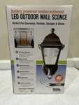 Maxsa Innovations 46219 Motion Led Bronze Outdoor Light Fixture Battery Powered. Fixed Price $24.99.