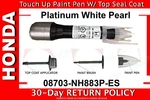 Genuine Oem Honda Touch Up Paint Pen Platinum White Pearl (08703-NH883P-ES). Fixed Price $16.50.