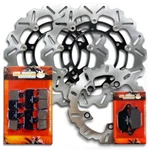 Front+rear High Performance Disc Rotors+brake Pads Yamaha YZF-R1 2007-2014. Fixed Price $353.43.