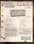 Sony CDX-A10 XT-10 Player Service Manual *original*. Fixed Price $14.97.
