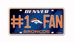 Nfl #1 Fan Metal Tag Denver Broncos. Fixed Price $6.92.