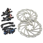 Juin Tech R1 Hydraulic Road Cx Disc Brake Set 160MM W/ Rotor (front+rear),black. Fixed Price $135.00.