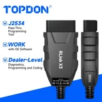 Topdon Rlink X3 J2534 Pass Thru Device Diagnostic Tool Gm Ford And Chrysler. Fixed Price $119.99.