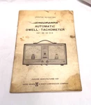 Radio Shack Instruction Manual Micronta Automatic Dwell Tachometer 22-014. Fixed Price $29.99.