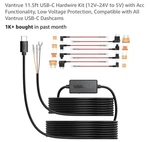 Vantrue 11.5FT Usb-c Hardwire Kit (12V 24V To 5V) With Acc Functionality,.... Fixed Price $44.88.