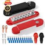 Avelis Bus Bar 12V 150A Power Distribution Block, 1/4 In Stud Red & Black. Fixed Price $20.99.