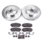 Powerstop Z23 Daily Driver Carbon-fiber Ceramic Brake Pad And Drilled & Slotted. Fixed Price $243.34.
