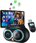 Ottocast CA520 Wireless Carplay & Baby Camera 1080P Hd, Split Screen. Fixed Price $124.00.